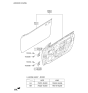 Diagram for 2012 Kia Forte Koup Door Hinge - 793101E200