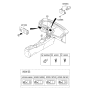 Diagram for 2010 Kia Forte Koup Hazard Warning Switch - 937901M050