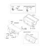 Diagram for Kia Forte Koup Trunk Latch - 812301M070