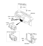 Diagram for Kia A/C Switch - 972501M361WK