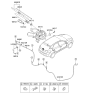 Diagram for 2011 Kia Forte Koup Windshield Wiper - 988501J000