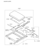 Diagram for 2009 Kia Forte Sunroof Cable - 816771M200