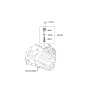 Diagram for 2004 Kia Optima Vehicle Speed Sensor - 4651739000