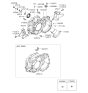 Diagram for 2011 Kia Forte Transfer Case Mount - 4521623040
