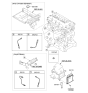 Diagram for Kia Forte Engine Control Module - 391222G181