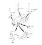 Diagram for 2011 Kia Forte Koup ABS Sensor - 598301M300