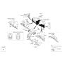 Diagram for Kia Forte Dash Panel Vent Portion Covers - 847401M830DAJ