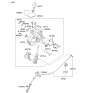 Diagram for Kia Forte Koup Automatic Transmission Shifter - 467001M540DAJ