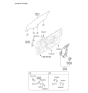 Diagram for 2009 Kia Forte Window Regulator - 824021M200