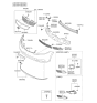 Diagram for 2012 Kia Forte Koup Bumper - 865111M300