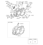 Diagram for Kia Forte Koup Transfer Case Mount - 4521623040
