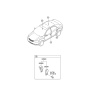 Diagram for 2009 Kia Forte Door Jamb Switch - 935601M500