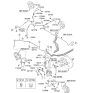 Diagram for 2012 Kia Forte Koup Brake Line - 587381M000