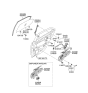 Diagram for Kia Forte Window Regulator - 834011M010