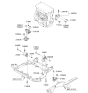 Diagram for Kia Engine Mount Bracket - 218100Q000
