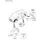 Diagram for 2012 Kia Forte Wheelhouse - 868221M300
