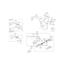 Diagram for Kia Forte Brake Fluid Level Sensor - 585351G000