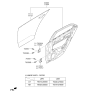 Diagram for Kia Forte Door Hinge - 794202D000