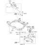 Diagram for 2012 Kia Forte Koup Axle Pivot Bushing - 545840Q000