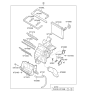 Diagram for 2012 Kia Forte Evaporator - 971391M000