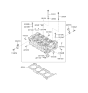 Diagram for Kia Cylinder Head - 221002G150
