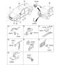 Diagram for Kia Forte Air Bag Control Module - 959101M160