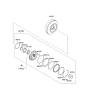 Diagram for 2011 Kia Forte Koup Torque Converter - 451003B710