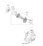 Diagram for Kia Torque Converter - 451003BHB0