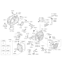 Diagram for Kia Forte Transfer Case Mount - 452103B620