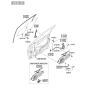 Diagram for Kia Forte Window Run - 825301M000