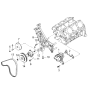 Diagram for Kia A/C Idler Pulley - 2528639800