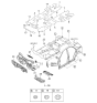 Diagram for 2004 Kia Sorento Dash Panels - 841203E000