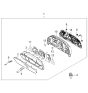 Diagram for Kia Spectra SX Vehicle Speed Sensor - 964204A600