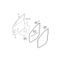 Diagram for 2005 Kia Sorento Weather Strip - 822203E000