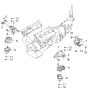 Diagram for 2005 Kia Sorento Engine Mount - 218323E450