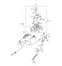 Diagram for 2005 Kia Sorento Shift Cable - 467003E910