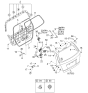 Diagram for Kia Sorento Trunk Latch - 812303E000