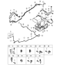 Diagram for 2000 Kia Sportage Vapor Canister - 0K07A13970
