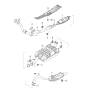 Diagram for 2004 Kia Sorento Exhaust Pipe - 287503E230