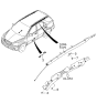 Diagram for 2005 Kia Sorento Air Bag - 569503E500