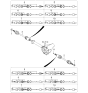 Diagram for 2003 Kia Sorento Axle Shaft - 495003E000