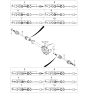 Diagram for 2003 Kia Sorento Axle Shaft - 495003E111