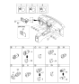 Diagram for 2004 Kia Sorento Seat Heater Switch - 937403E000