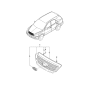 Diagram for 2005 Kia Sorento Emblem - 0K6B051720