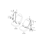 Diagram for 2005 Kia Sorento Seat Belt - 888103E500CY