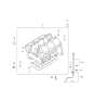 Diagram for Kia Sorento Dipstick Tube - 2662039850