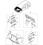 Diagram for Kia Sorento Dash Panels - 643003E100