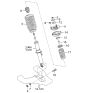 Diagram for 2006 Kia Sorento Shock Absorber - 546303E030