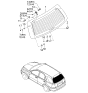 Diagram for 2005 Kia Sorento Rear Door Striker - 871203E000