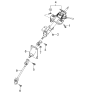 Diagram for 2005 Kia Sorento Steering Column - 563003E010